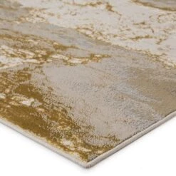 Dakota Abstract Gray/ Gold Area Rug (7'10"X10'6") -France and Son Store CTY02 1 5f02b3a3 11bc 46f3 a7da 9e1f16e7af4d