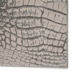 Trestle Animal Pattern Gray/ Black Round Rug (8' RND) -France and Son Store CTY09 3 ec003133 b865 407a aa96 ff480af1a1de