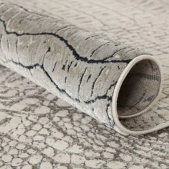 Trestle Animal Pattern Gray/ Black Round Rug (8' RND) -France and Son Store CTY09 5 e4ff9ffc 534e 401b 87f5 a2e431734296