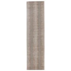 Astrid Animal Pattern Light Gray/ Brown Runner Rug (2'2"X8')