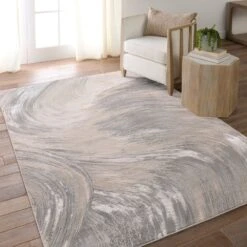 Stellan Abstract Taupe/ Gray Runner Rug (3'3"X12') -France and Son Store CTY20 4 ca397ea7 1f83 4d2b 907c effe68094064