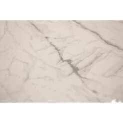 Optic Round Dining Table High Gloss White Ceramic Top, Black Powder Coated Steel Base -France and Son Store DTA OPTI WHIT BLROU 4