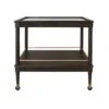 Dublin - Classic Bar Cart With Fluted Detail In Espresso Oak -France and Son Store DUBLIN 20ES