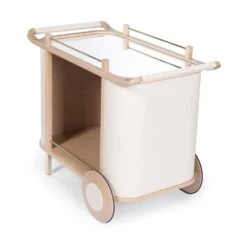 Dinda Leather Bar Cart -France and Son Store DindaLeatherBarCart