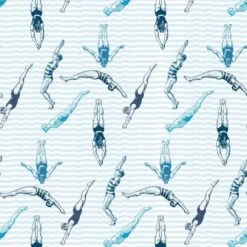 Divers Wallpaper -France and Son Store DiveIn 3PM