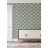 Spring Bloom Wallpaper -France and Son Store DoubleDoor SpringBloom AshBlue