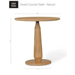 Dowel Counter Table -France and Son Store Dowel Counter Table Natural 600x600 1