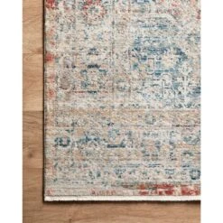Magnolia Home By Joanna Gaines X Loloi Elise Neutral / Multi 2'-8" X 4' Accent Rug -France and Son Store ELISELI 03NTML 25 e9f381fe 58e3 45a3 b38c 2f5aee689553