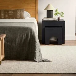 Eleanor Handmade Trellis Ivory/ Gray Area Rug (6'X9') -France and Son Store ENC03 6 2fe26d8d ba56 4d07 b100 9dc10ffb1d29