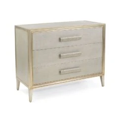 Seraphine Three-Drawer Chest - Champagne