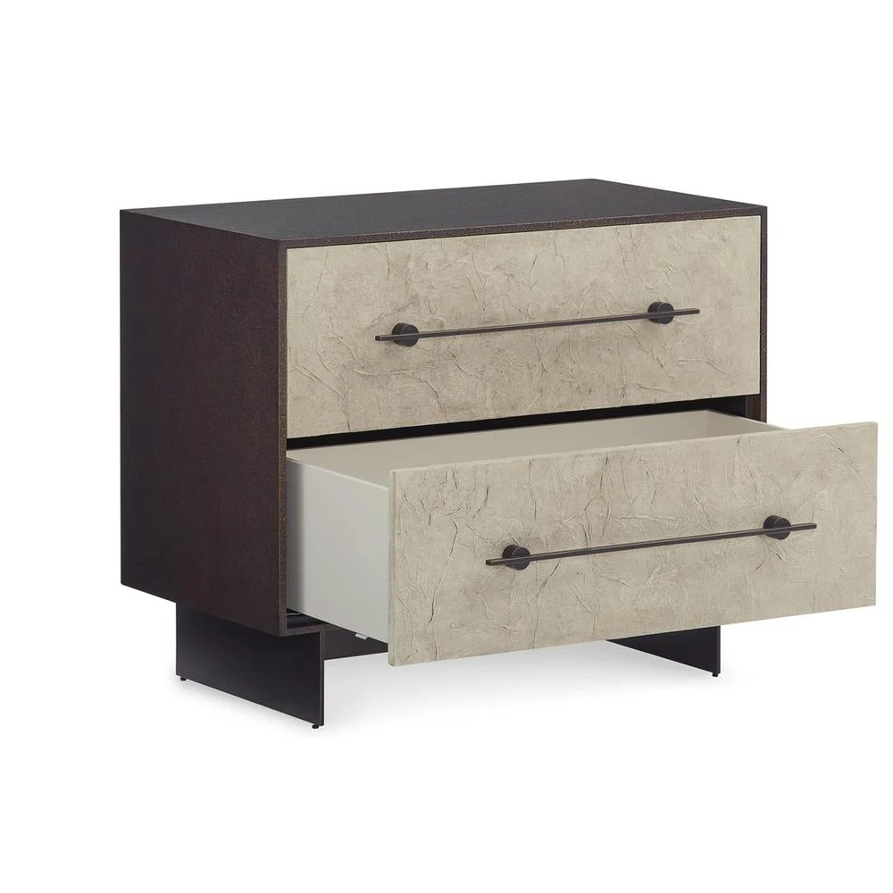 Novel Two-Drawer Nightstand, Large 4 Novel Two-Drawer Nightstand, Large - Image 2