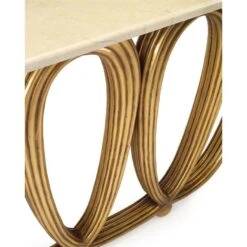 Alcott Console Table - Ivory - Poplar Wood -France and Son Store EUR 02 0175 4 8c924f85 05a0 4a15 aa8c b23b9e1339bb