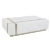 Logan Cocktail Table - White, Silver -France and Son Store EUR 03 0818 6b462f59 66e2 43e3 9498 fa96a680376e