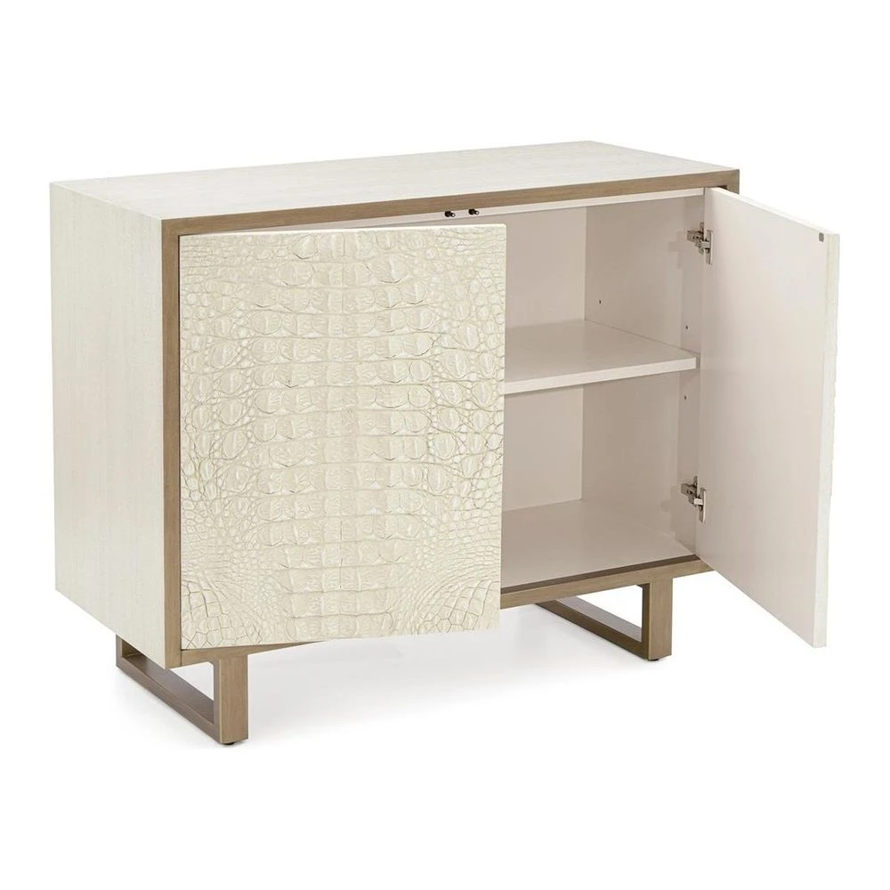 Kano Two-Door Chest - Brown,Off White,White 7 Kano Two-Door Chest - Brown,Off White,White - Image 5