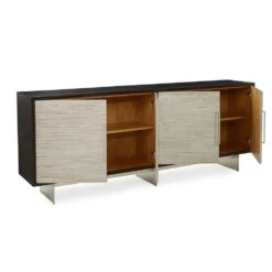 Saro Credenza - Brown, Silver -France and Son Store EUR 04 0716 2 6b81985d 2978 40de b6d3 3ab0db470978
