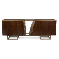 Terra Four-Door Credenza - Gold