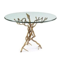 Branches Dining Table - Gold