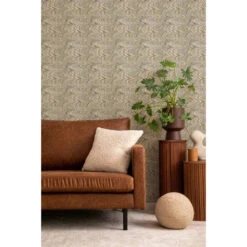 EndPaper Wallpaper -France and Son Store Endpaper ChampagneBeige MockUp