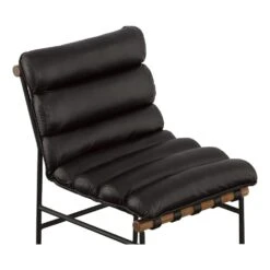 Luca Bar Stool - Matte Black - Metal,Mango Solids,Leather -France and Son Store F002 07 K detail 452fd9f98cc0f16c82eb86f873f4fb6efca55370