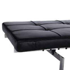 Poul Leather Daybed -France and Son Store FB6639BLK 2
