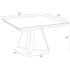 Shepherd Dining Table - Brown -France and Son Store FDS17.l1 50d198b5 d402 458c 870a 3ca86462dc75