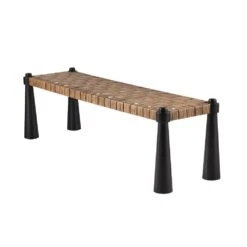 Lisette Bench - Brown -France and Son Store FHS03.d2 cf833b26 946f 4fbe 8138 20dcaf821652