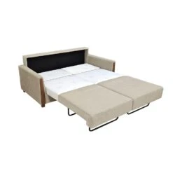 Luna NordicREST Queen Sofa Bed [$1000 Gift Card W/ Purchase!] -France and Son Store FJ Luna Queen Open Maple Grey