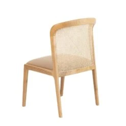 Elbie Cane Dining Side Chair - Set Of 6 -France and Son Store FL1095BGE 4