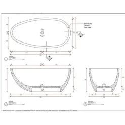 Terrazo Stone Bath Tub Freestanding - Natural 16 Terrazo Stone Bath Tub Freestanding - Natural -France and Son Store FL1701STONE 08a69997 bbd4 4566 ba8b 99a8f6a5e608