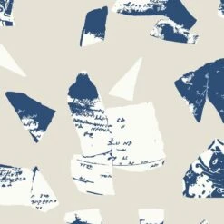 Bo-Kaap Curb Wallpaper -France and Son Store FM23 Bo KapCurb BlueChina