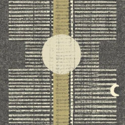 Inyanga - Wallpaper -France and Son Store FM23 Inyanga ColumnPattern NewsprintGray