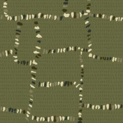 Tulum Ruins Wallpaper -France and Son Store FM23 TulumRuins Olive