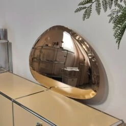 Balloon Trini Wall Mirror Sculpture 24 Balloon Trini Wall Mirror Sculpture -France and Son Store FMM003CHAGLD 3