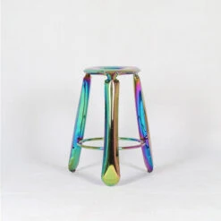 Stainless Balloon Counter Stool - Multi Color