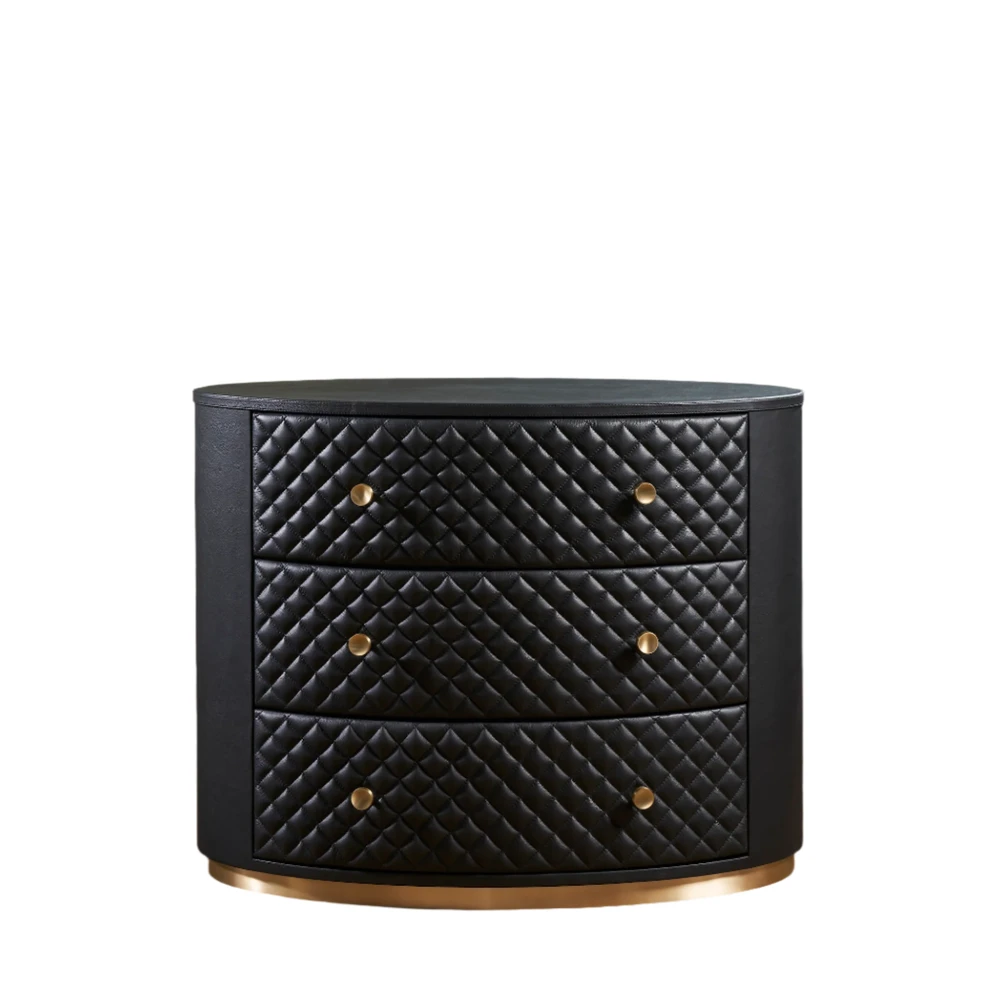 Harvard Three Drawer Chest - Black 3 Harvard Three Drawer Chest - Black