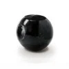 Solid Marble Sphere Italian Nero Marquina Side Table [$1000 Gift Card W/ Purchase!] -France and Son Store FVT568BLK
