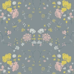 Floral Lace Wallpaper -France and Son Store FloralLace Stone