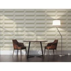 Folding Ribbon Wallpaper -France and Son Store FoldingRibbon Tusk 1