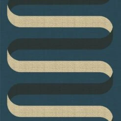 Folding Ribbon Wallpaper -France and Son Store FoldingRibbon WC406 PB PM 18