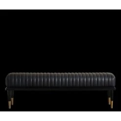 Stanford End-Of-Day Bench - Black 11 Stanford End-Of-Day Bench - Black -France and Son Store Furniture51