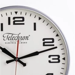 Mid Century Bedford Clock - Silver -France and Son Store G131614SILVER