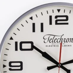 Mid Century Bedford Clock - Silver -France and Son Store G131614SILVER 1