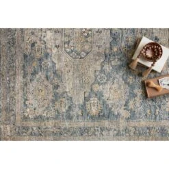 Loloi Gaia Denim / Taupe 2'-6" X 8'-0" Runner Rug -France and Son Store GAIAGAA 02DETA 4 c8354e48 351f 4715 80d1 a7fea85d5ca6