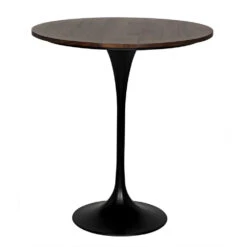 Noir Laredo Bar Table - Wood
