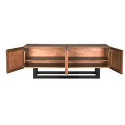Noir Thomson Sideboard - Dark Walnut With Matte Black -France and Son Store GCON434DW 3