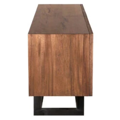 Noir Thomson Sideboard - Dark Walnut With Matte Black -France and Son Store GCON434DW 4