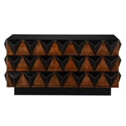 Noir Nigel ^ Drawer Chest, Two Tone