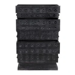 Noir Didier Tall Dresser, Black Walnut -France and Son Store GCON448BKW 3