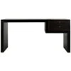 Noir Alvaro Desk - Black Steel With Ebony Walnut -France and Son Store GDES179MTB lg