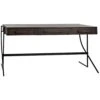Noir Frank Desk - Ebony Walnut With Steel -France and Son Store GDES181EB lg